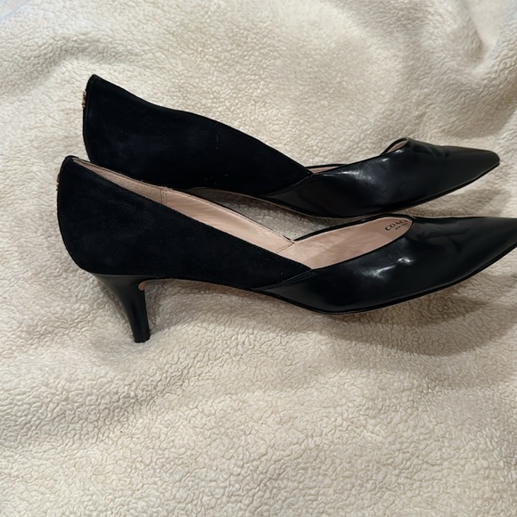COACH 'Chambers' Mid Heel Pump Shoes Black size 9 - Picture 6 of 6
